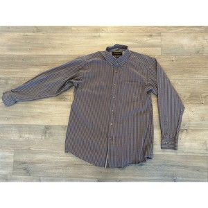 ARIAT PRO! Men's M Western Long Sleeve Button Up Casual Gray Plaid Shirt